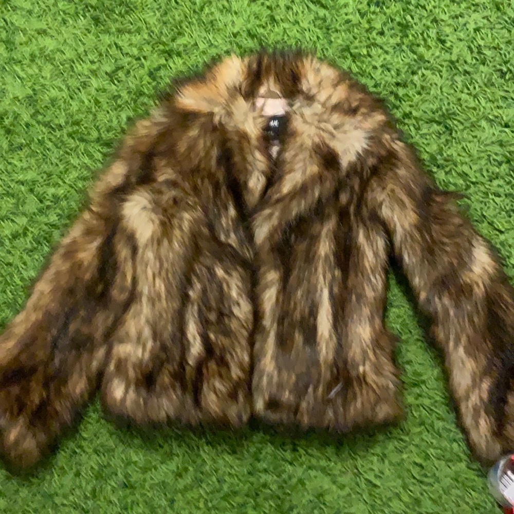 Faux fur jacket